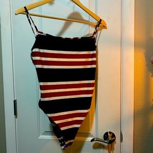 NWT Same Los Angeles one piece swimsuit with deep scoop back